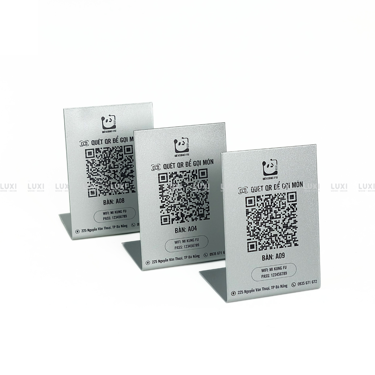 MENU QR CODE - LUXI DECOR
