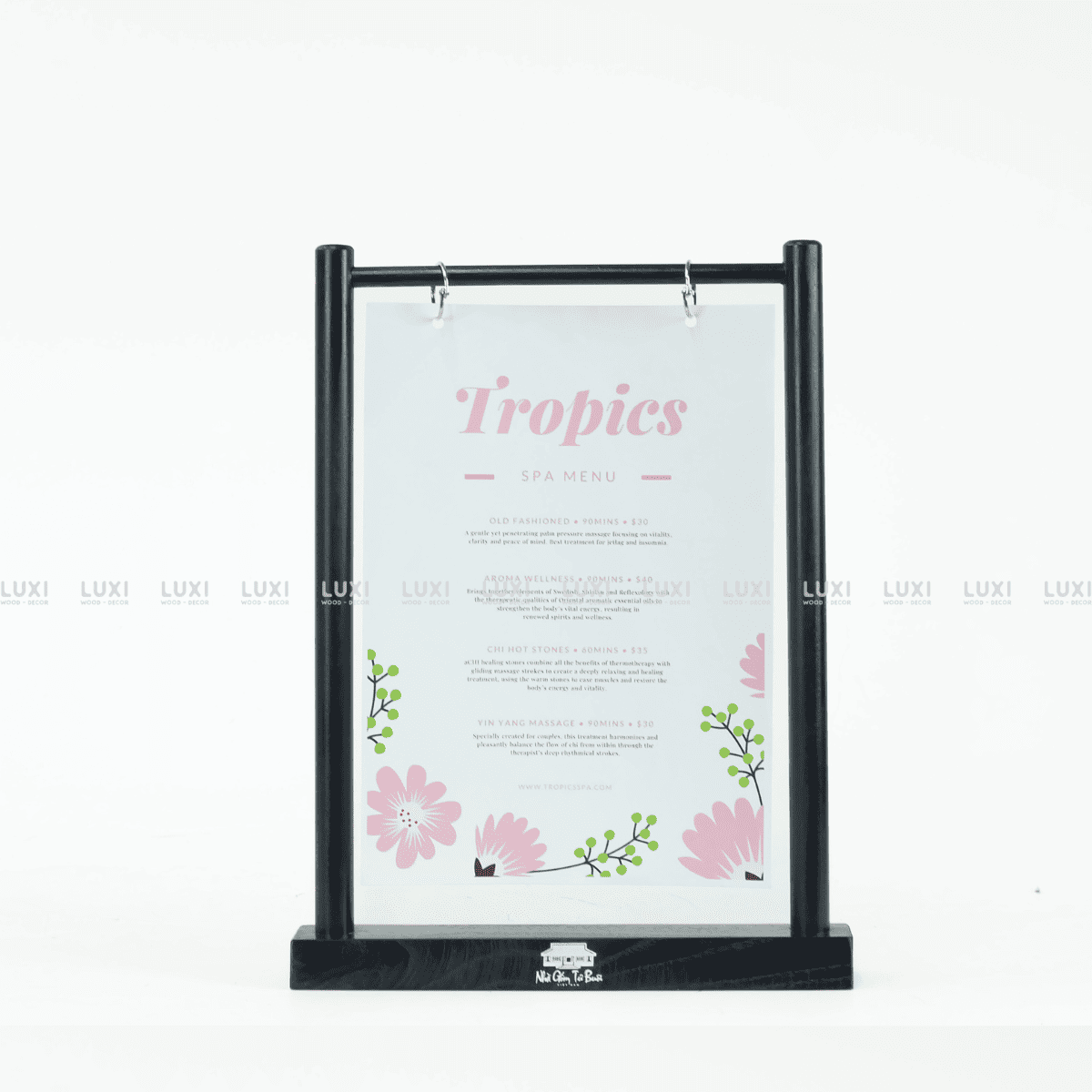 GIÁ TREO MENU KÍCH THƯỚC A4 - LUXI DECOR
