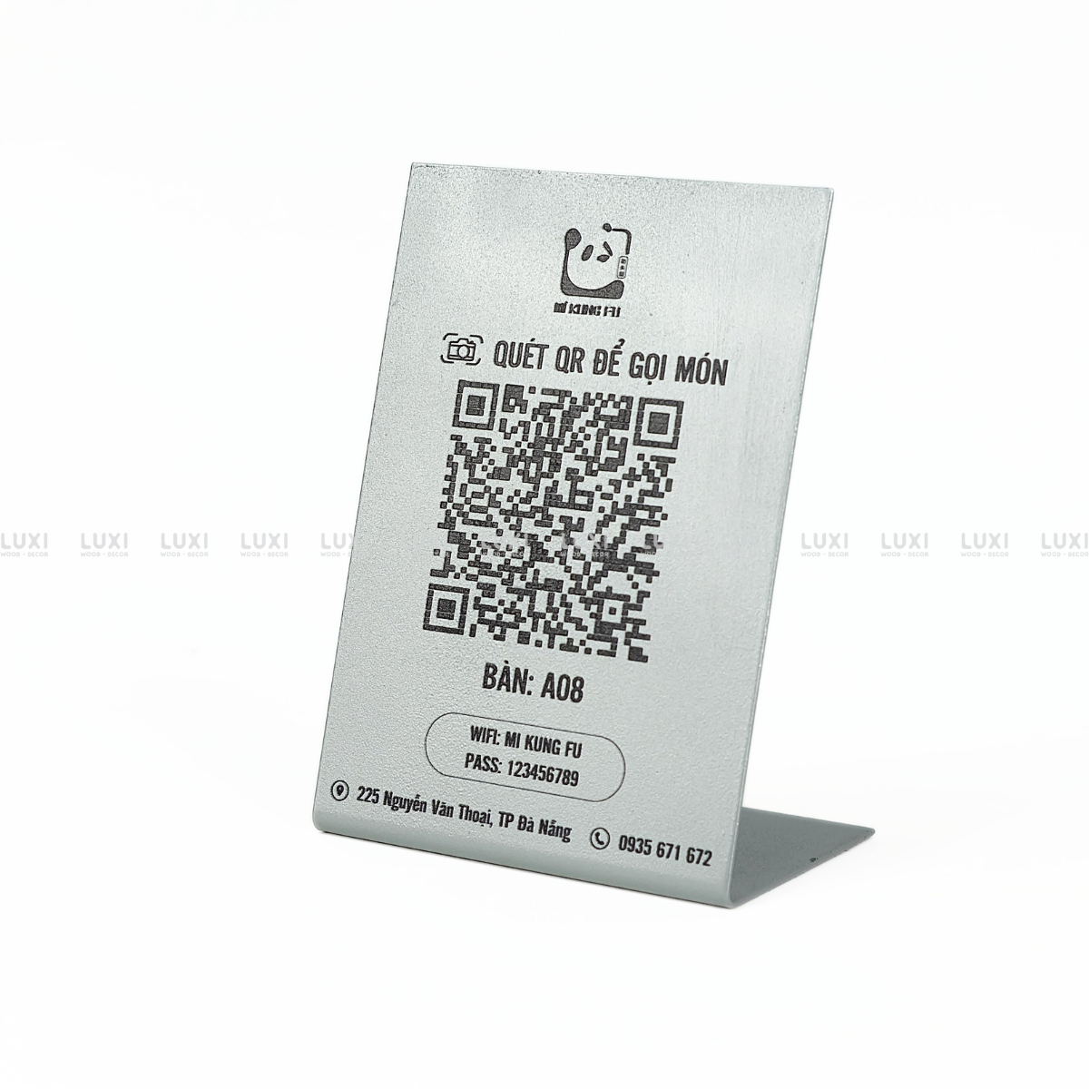 MENU QR CODE - LUXI DECOR