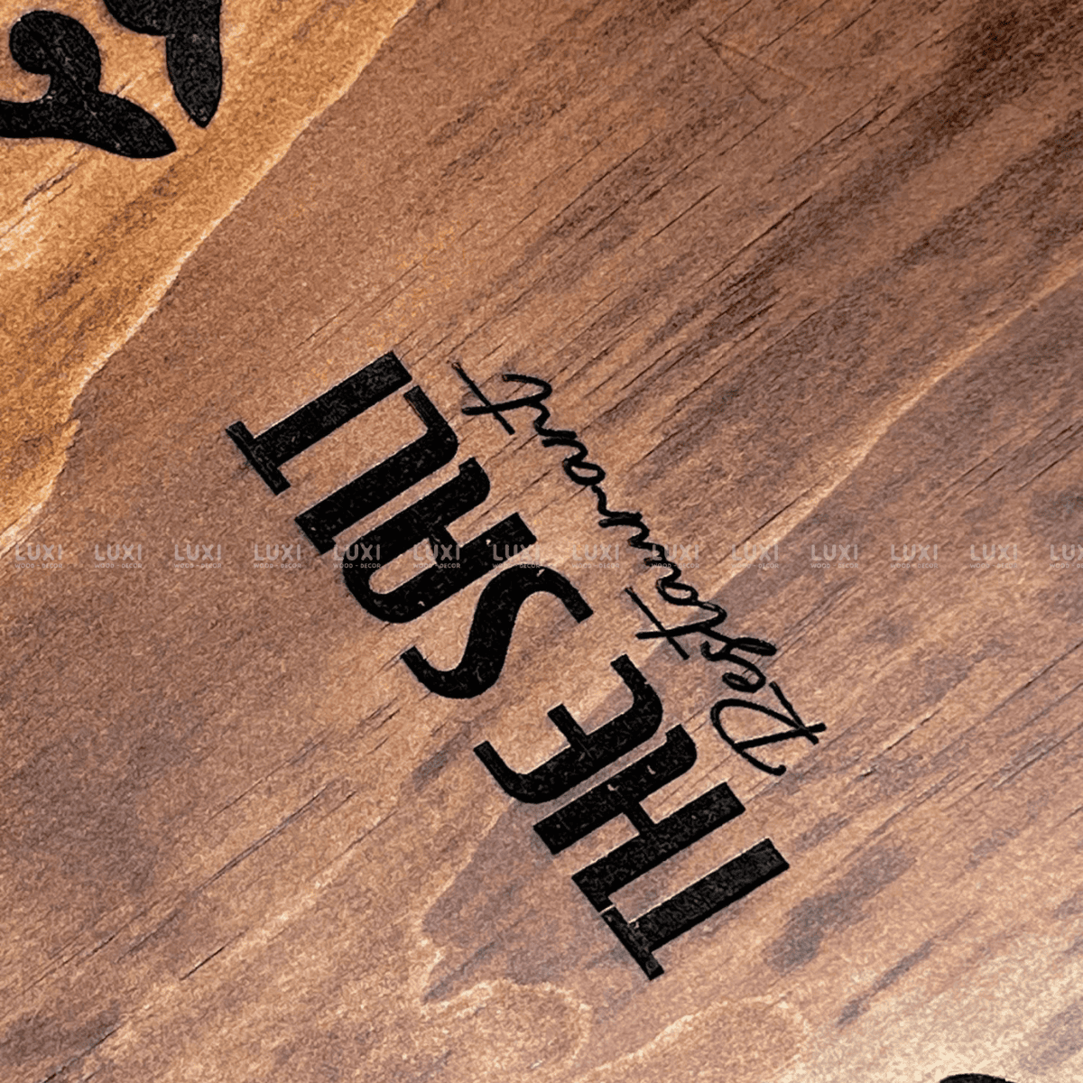 MENU GỖ SIZE A4 ĐÍNH DA BÒ THẬT BANGLADESH - LUXI DECOR.