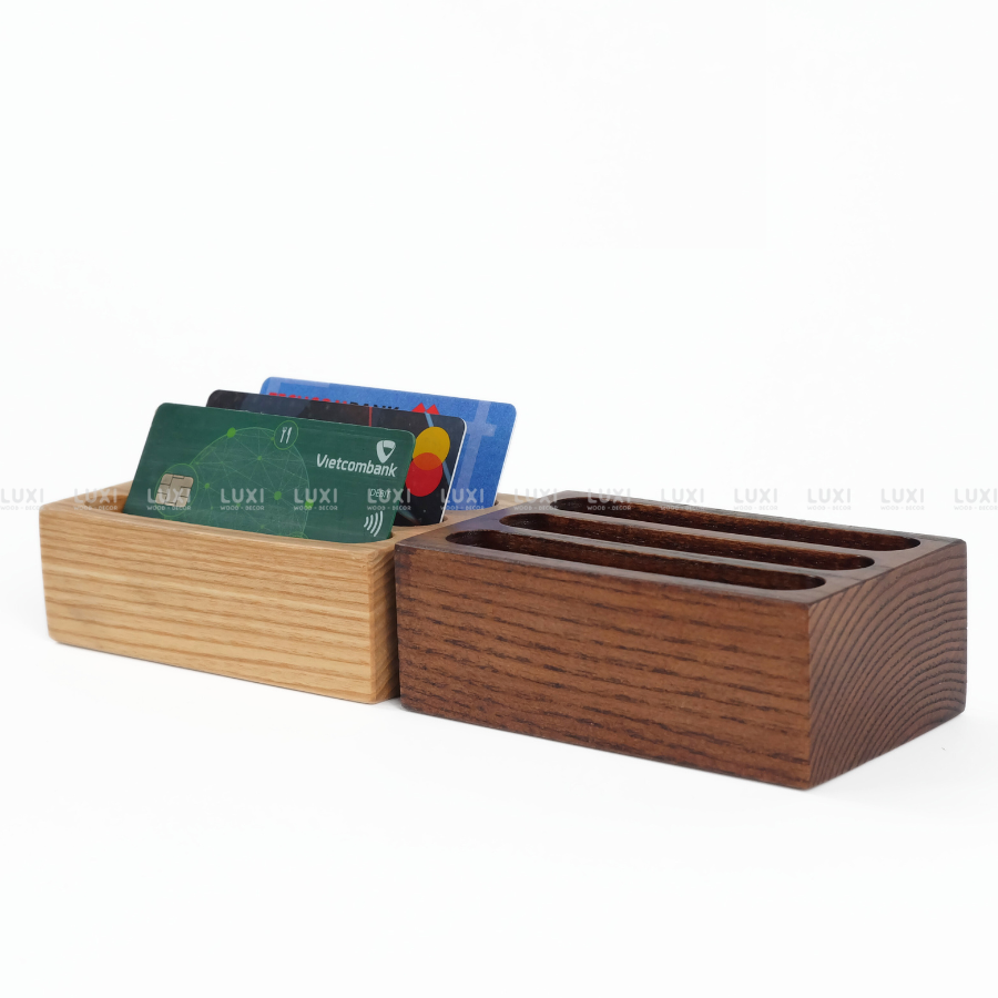 HỘP GỖ ĐỰNG THẺ CARD, THẺ THÀNH VIÊN,... MẪU ĐẸP NHẤT THỊ TRƯỜNG 2025 - LUXI DECOR
