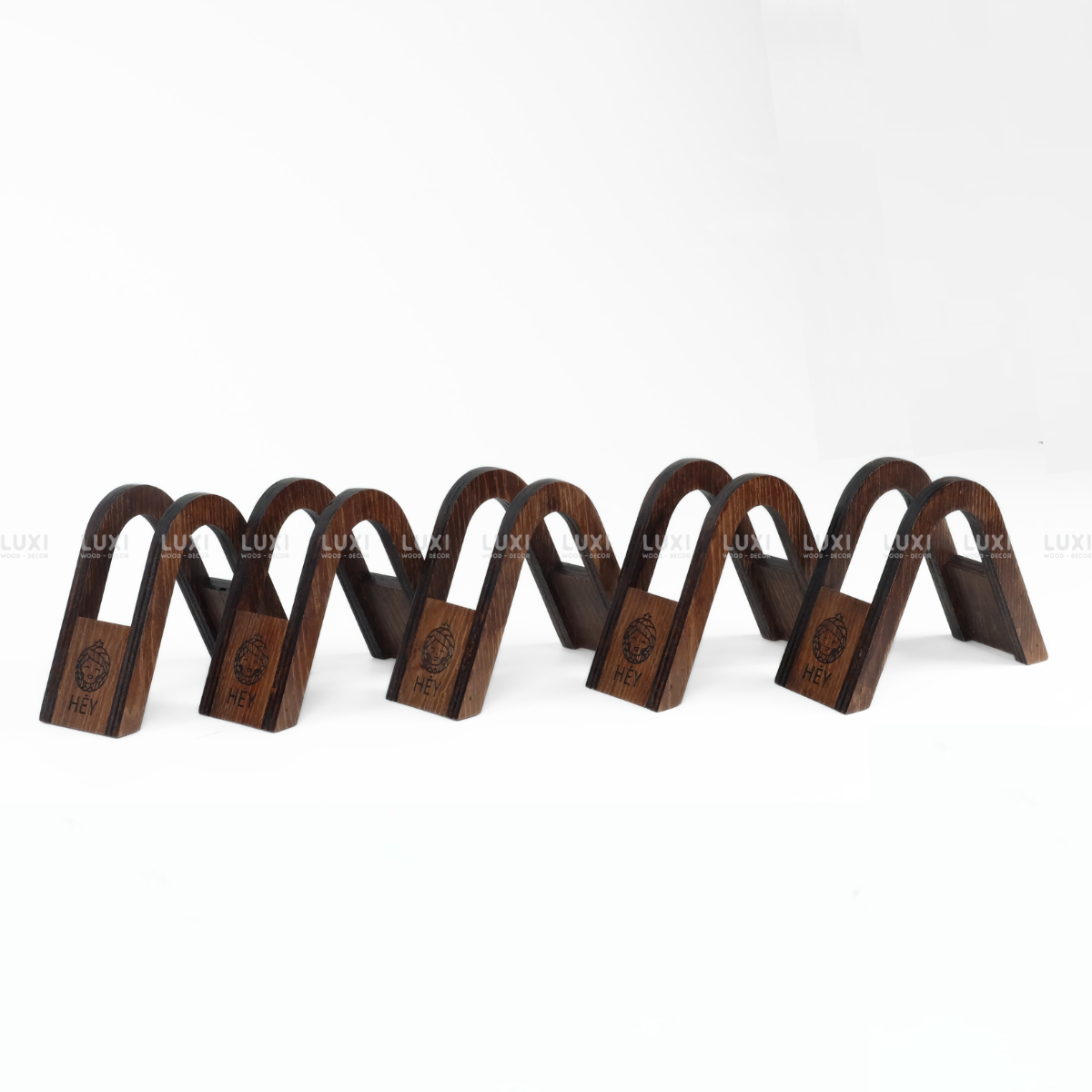 KỆ ĐỂ GIẤY ĂN HÌNH CHỮ V NGƯỢC - LUXI DECOR