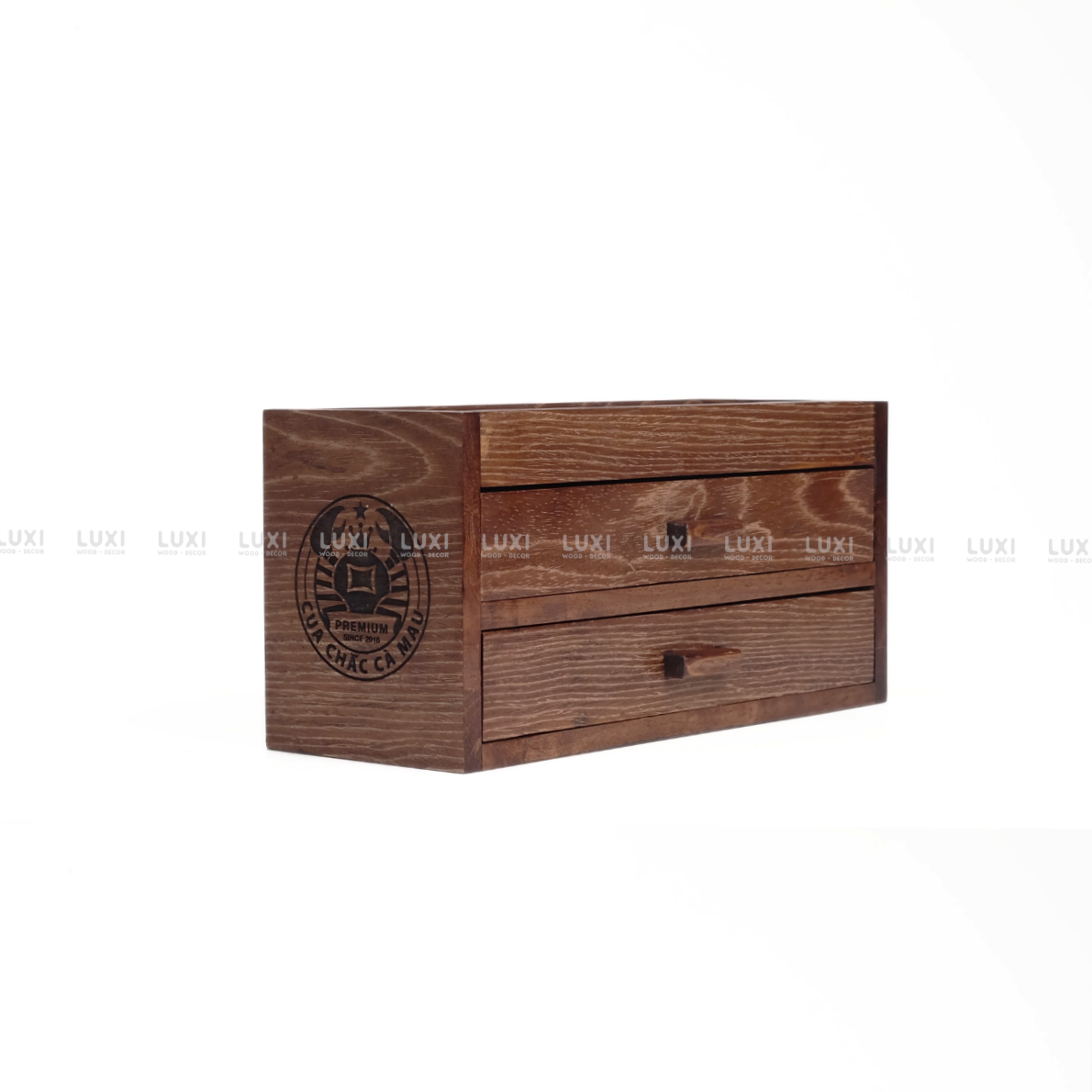 HỘP ĐŨA ĐA NĂNG 2 NGĂN KÉO - LUXI DECOR