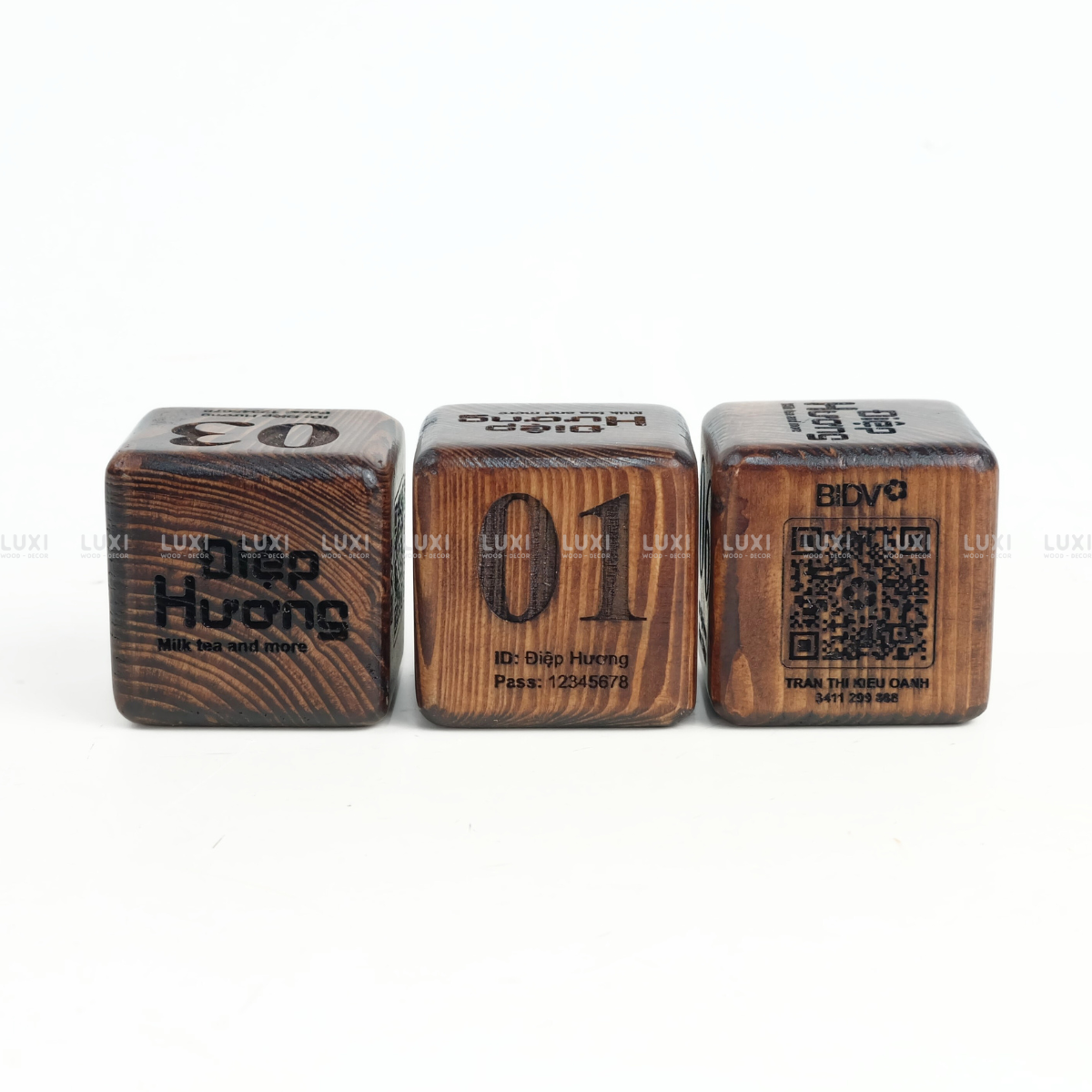 THẺ SỐ BÀN LẬP PHƯƠNG - LUXI DECOR
