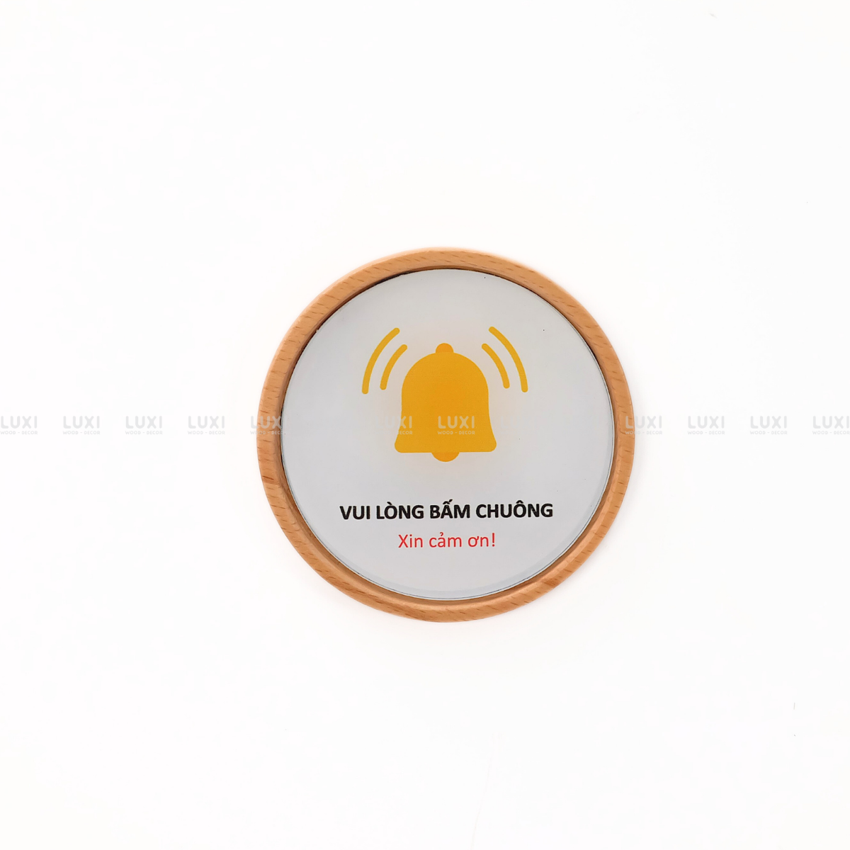BẢNG GỖ "BẤM CHUÔNG" - LUXI DECOR