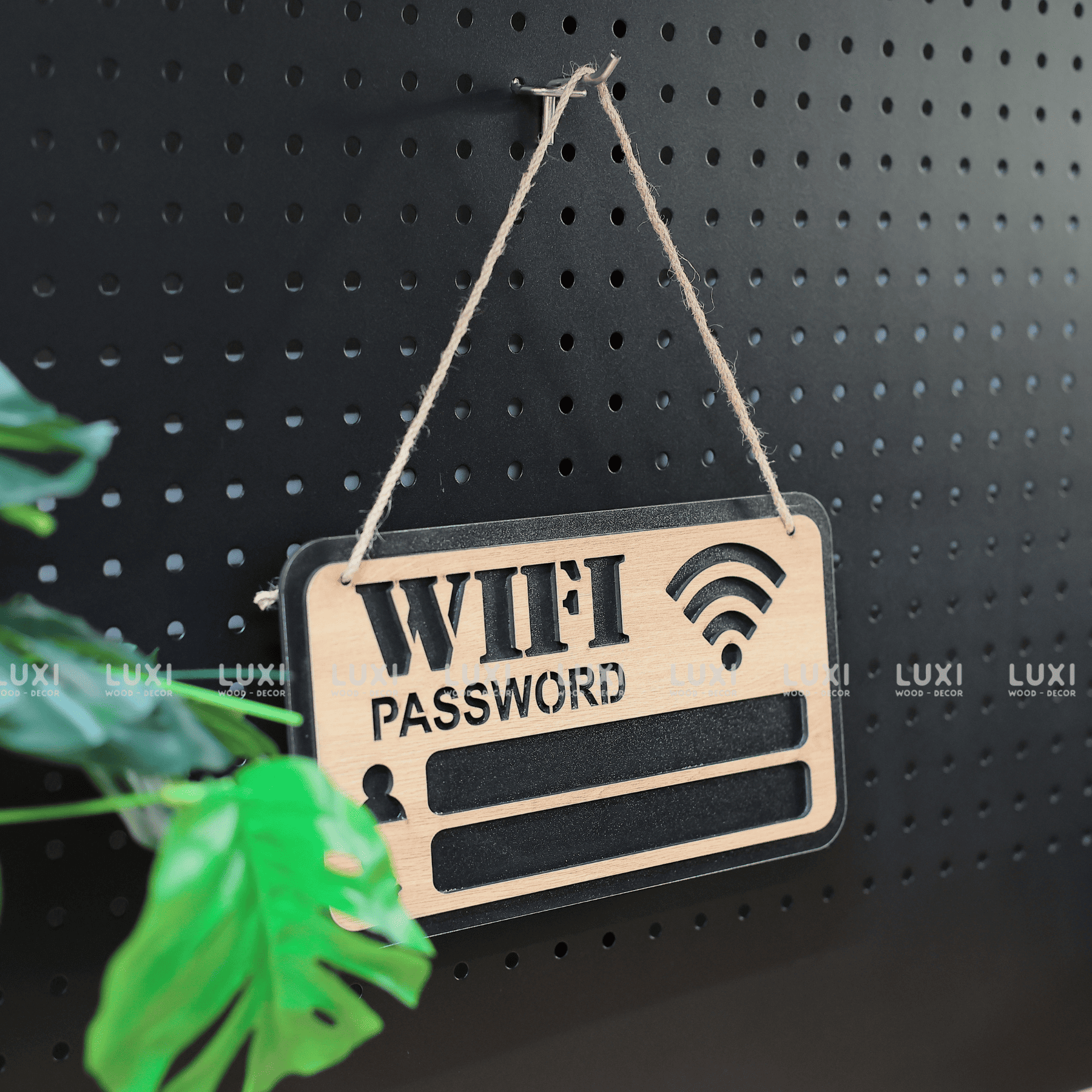 Bảng Treo Wifi Viết Phấn - Luxi Decor