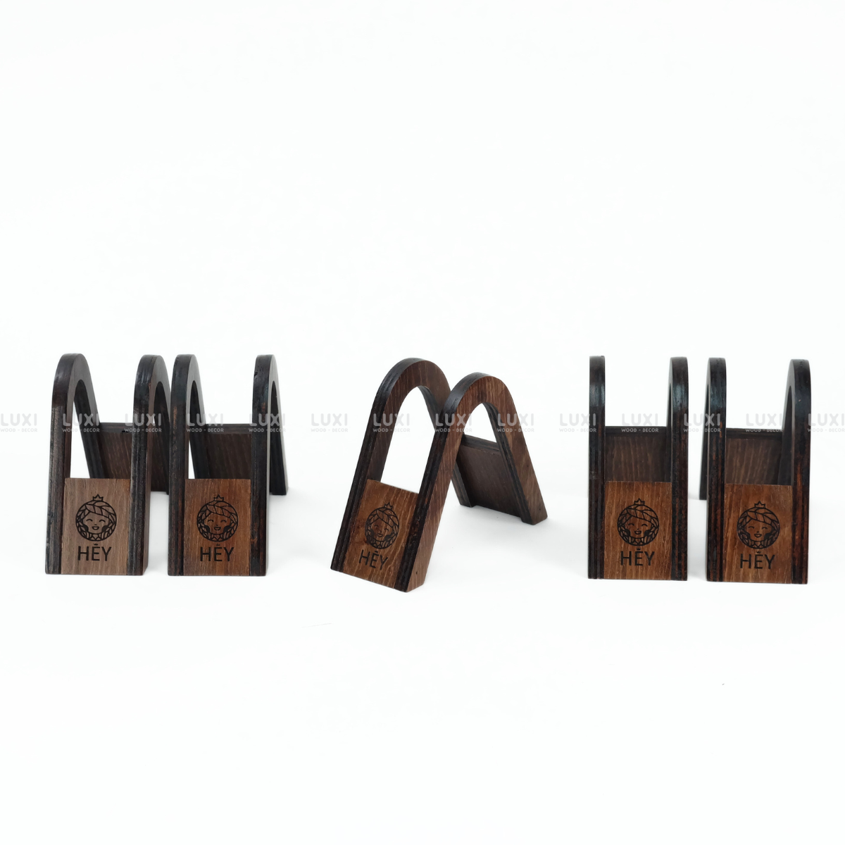 KỆ ĐỂ GIẤY ĂN HÌNH CHỮ V NGƯỢC - LUXI DECOR