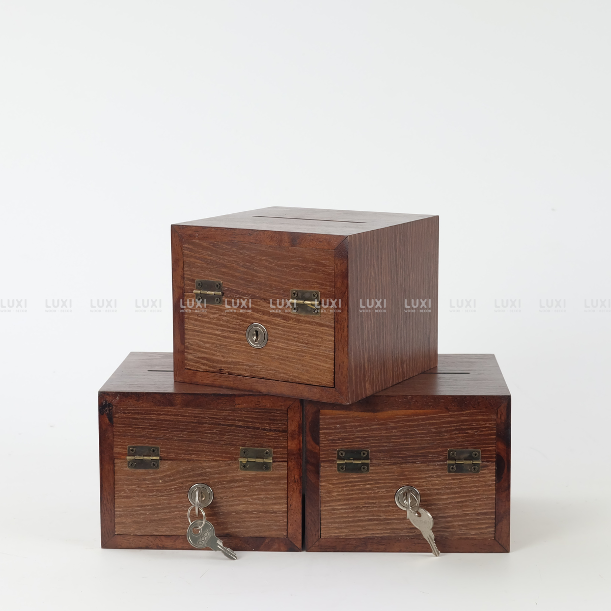 [FREE KHẮC LOGO] HỘP TIP BOX MÀU SẮC THEO YÊU CẦU, SIÊU ĐẸP, SIÊU BỀN - LUXI DECOR