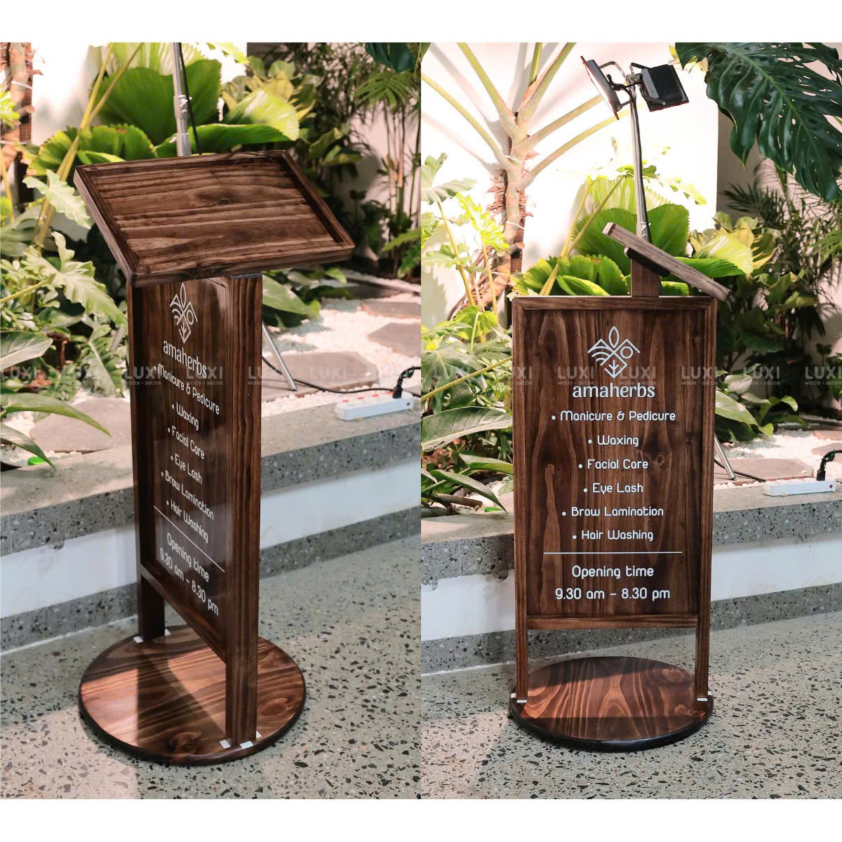 Standee Menu Ngoài Trời - Luxi Decor