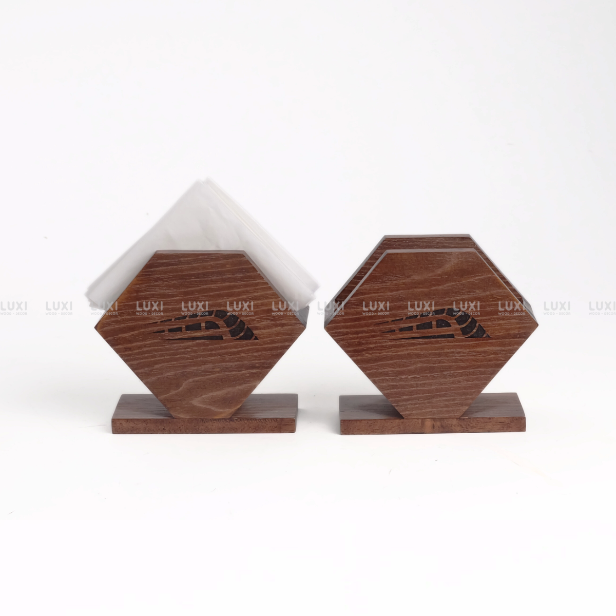 HỘP GỖ ĐỰNG GIẤY ĂN - LUXI DECOR