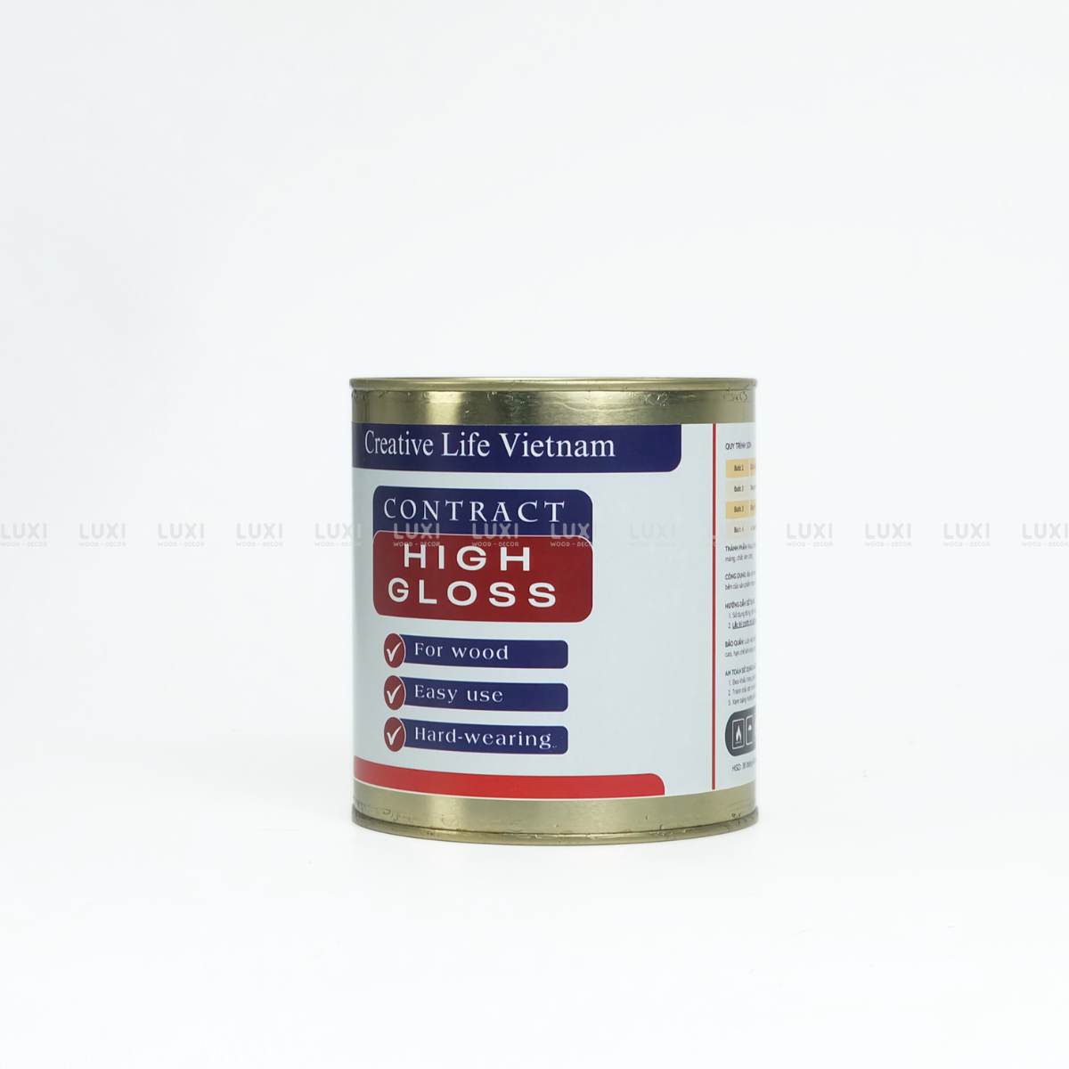 SƠN LAU GỖ HIGH GLOSS (SƠN PHỦ BÓNG GƯƠNG) - LUXI DECOR