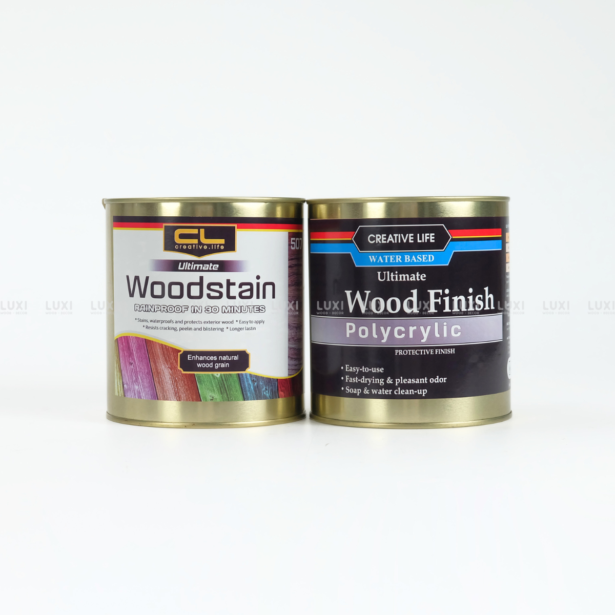 COMBO WOOD FINISH ULTIMATE + SƠN LAU GỖ GỐC DẦU MÃ 5XX TÙY CHỌN THEO BẢNG MÀU - LUXI DECOR