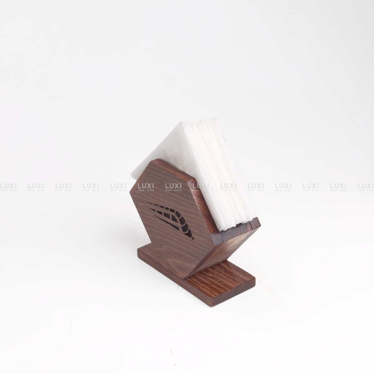 HỘP GỖ ĐỰNG GIẤY ĂN - LUXI DECOR