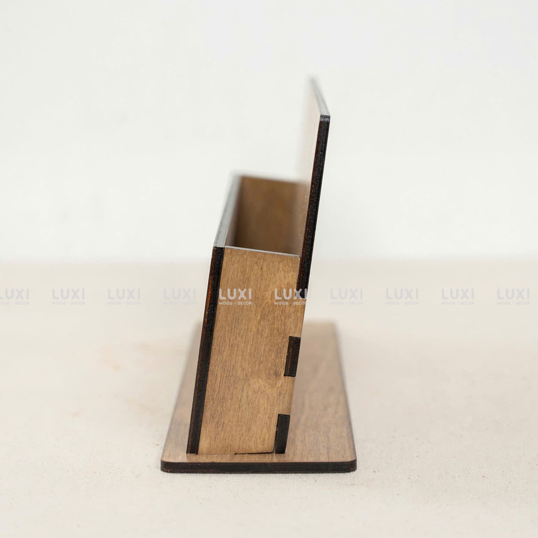 KỆ ĐỰNG GIẤY ĐỂ BÀN - KHẮC LOGO THEO YÊU CẦU - LUXI DECOR