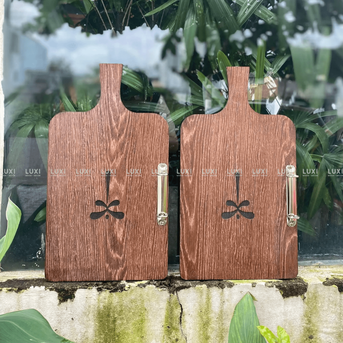 MENU CÒNG SẮT NẪU HÌNH DÁNG THỚT SIZE A4 - LUXI DECOR