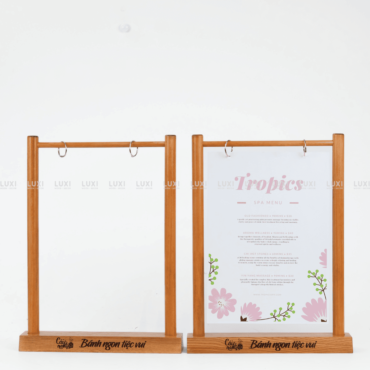 GIÁ TREO MENU KÍCH THƯỚC A4 - LUXI DECOR