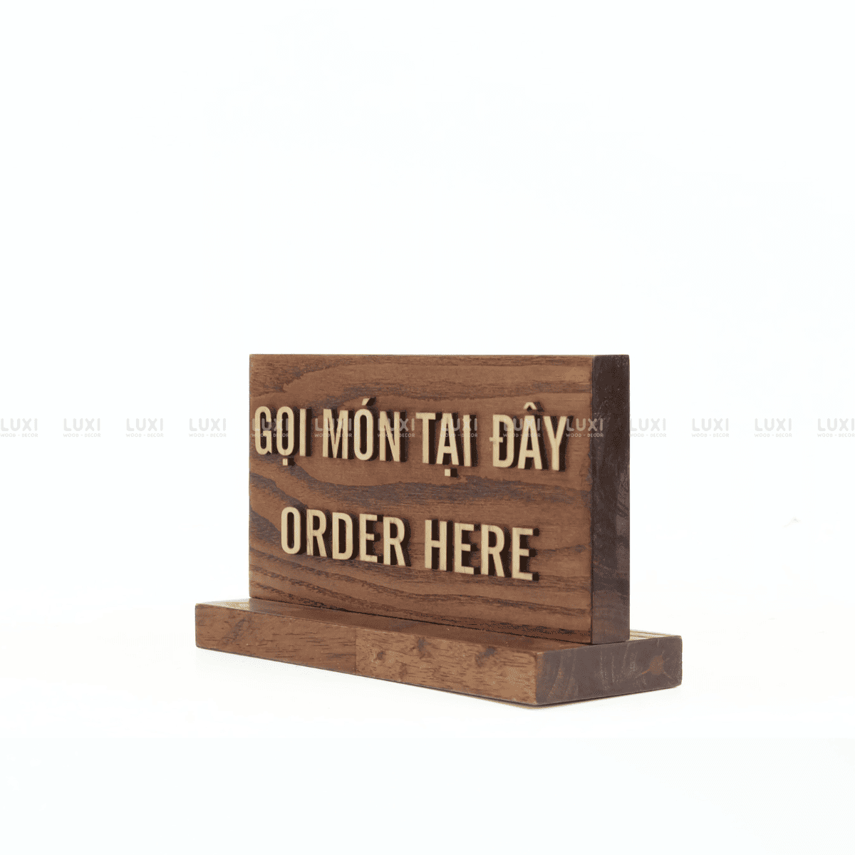 BẢNG QUÝ KHÁCH VUI LÒNG GỌI MÓN - LUXI DECOR