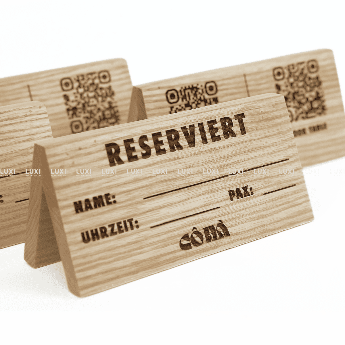 BẢNG GỖ THÔNG BÁO RESERVED - LUXI DECOR