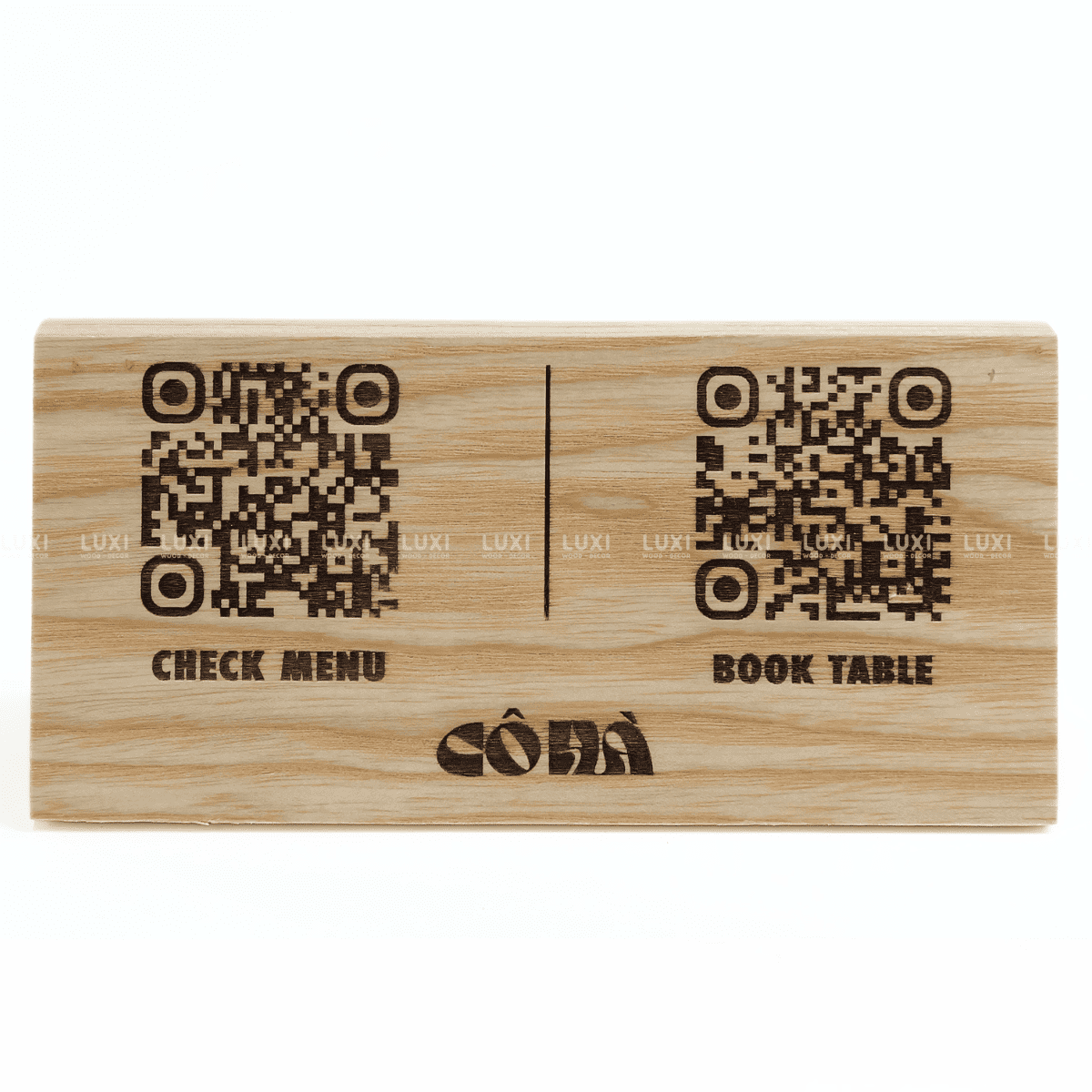 BẢNG GỖ THÔNG BÁO RESERVED - LUXI DECOR
