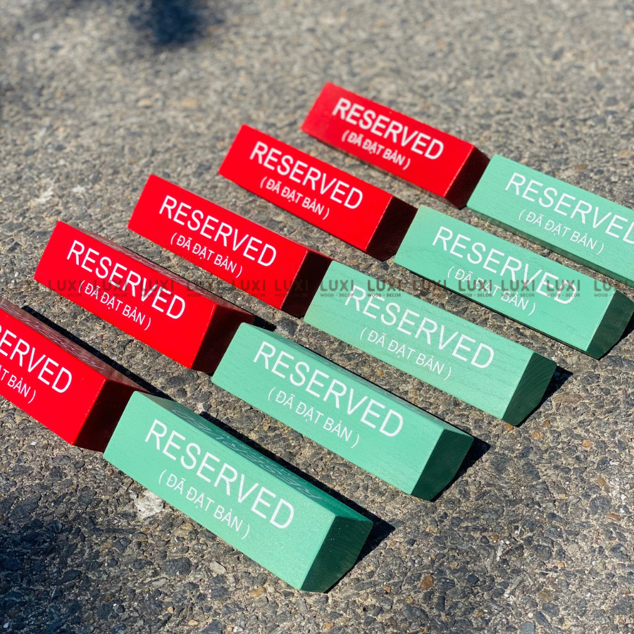 RESERVED - ĐÃ ĐẶT BÀN - LUXI DECOR