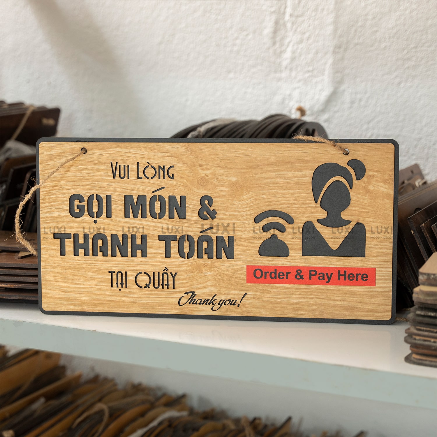 BẢNG "GỌI MÓN - THANH TOÁN" - LUXI DECOR