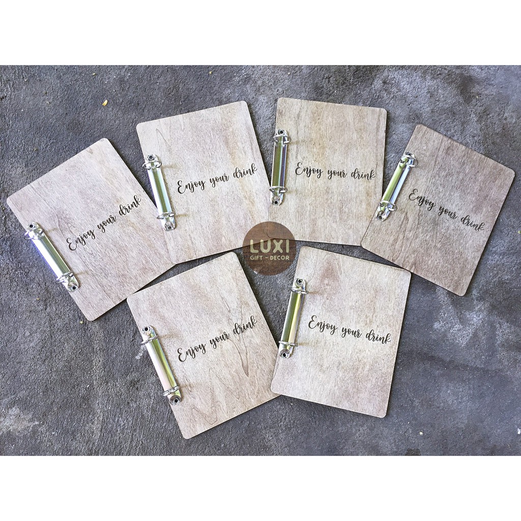 Menu Còng Kèm Đế - MENU NHÀ HÀNG, CAFE - LUXI DECOR