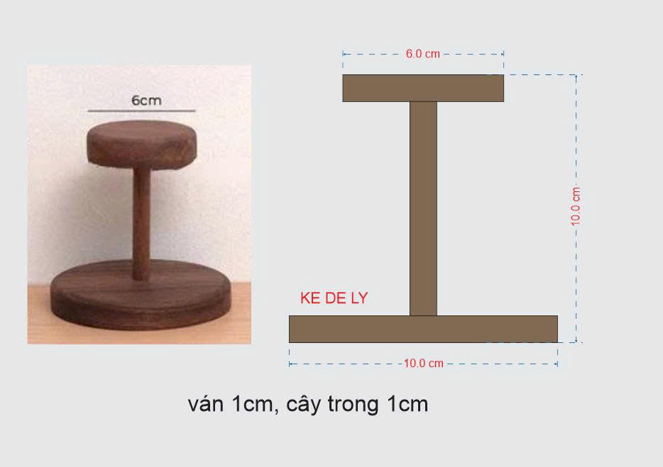 GIÁ ĐỠ LY GỖ VENEER TIỆN LỢI - NHỎ GỌN - LUXI DECOR
