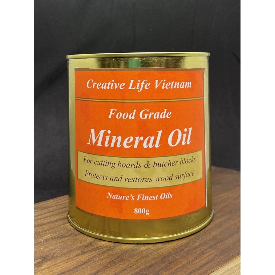 DẦU KHOÁNG THỰC PHẨM MINERAL OIL FOOD GRADE - DẦU LAU KHAY THỚT AN TOÀN CHO SỨC KHỎE - LUXI DECOR