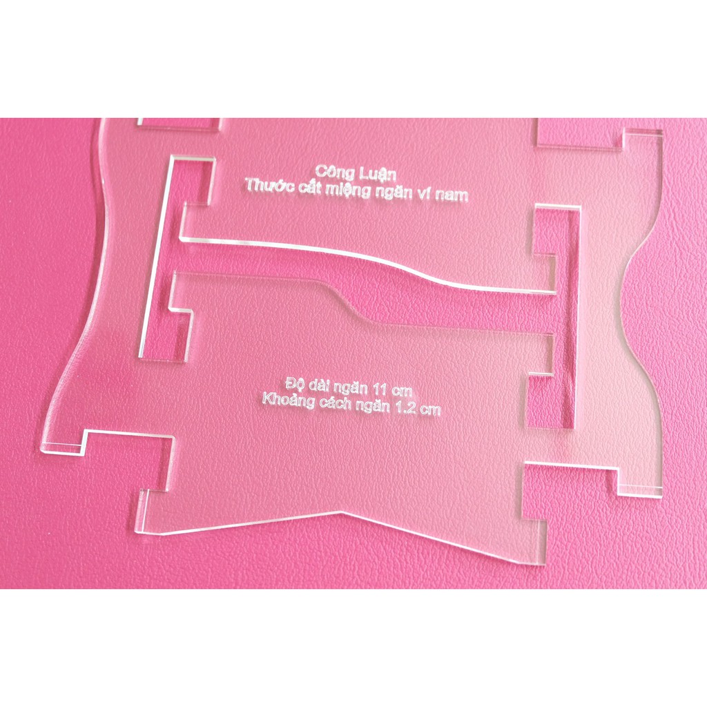 THƯỚC CẮT MIỆNG NGĂN VÍ NAM - LUXI DECOR