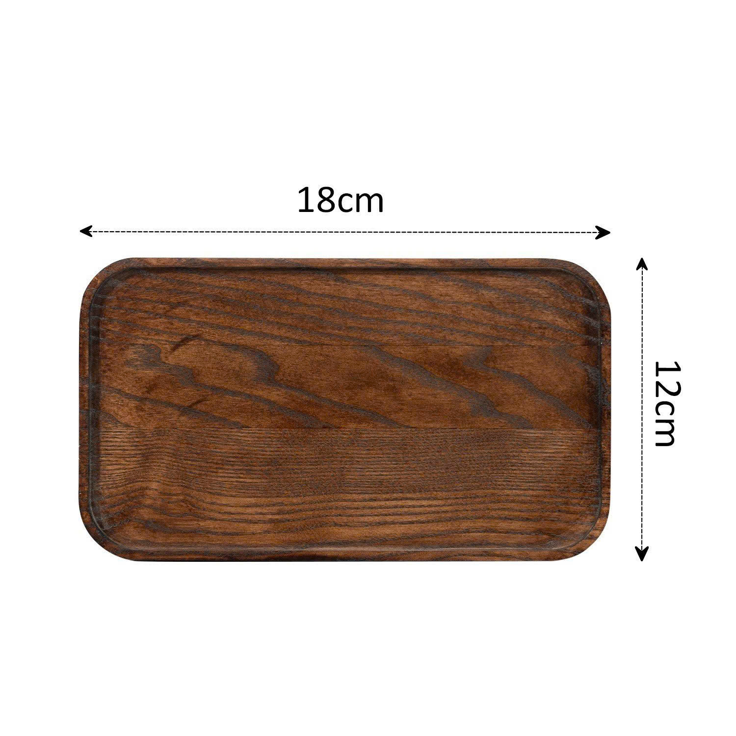 Khay Gỗ Đựng Ly Cà Phê Chữ Nhật Bo Góc Khắc Logo Cho Quán Cafe, Nhà Hàng