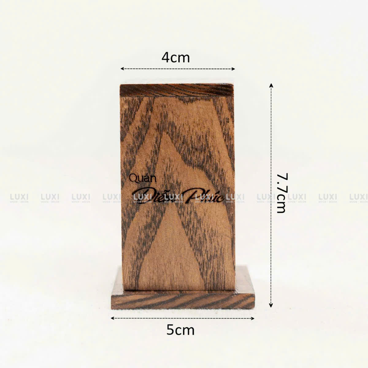HỘP TĂM CÓ NẮP KHẮC LOGO THEO YÊU CẦU - LUXI DECOR