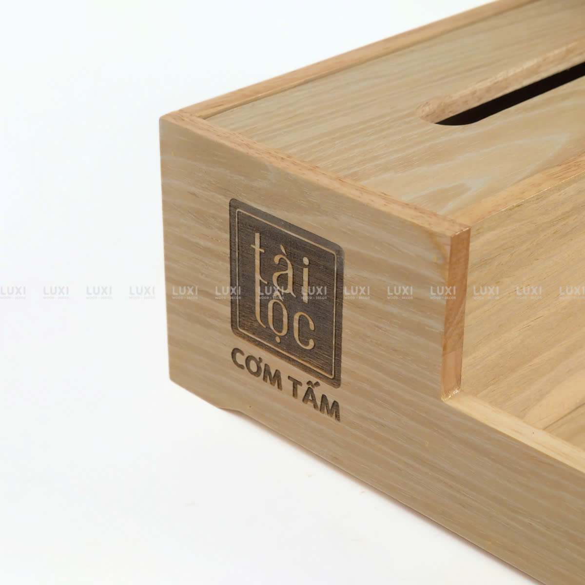Hộp Gỗ Đa Nẵng, Đựng Giấy, Đựng Đũa Muỗng, Đựng Gia Vị - Luxi Decor