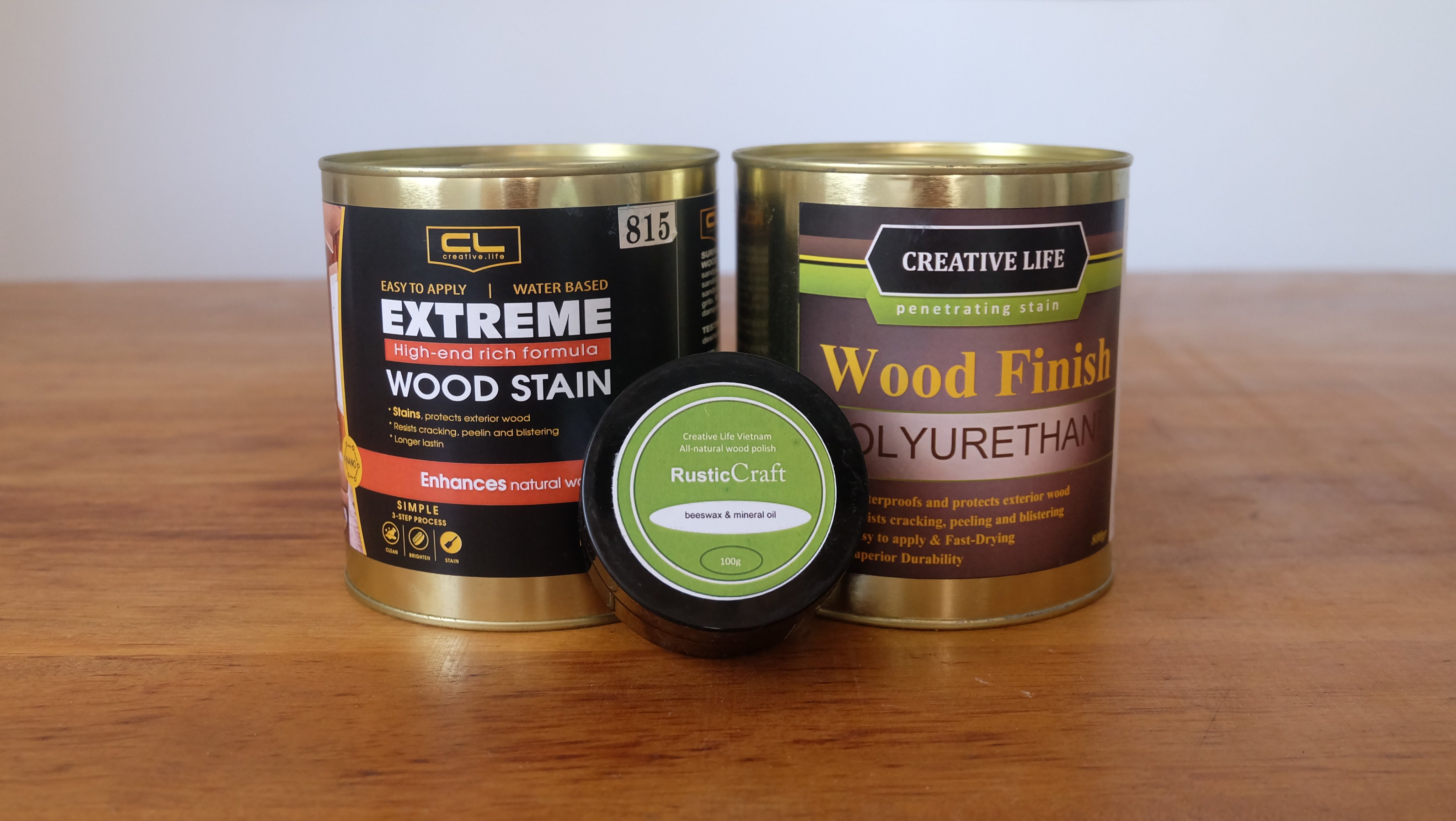 SƠN LAU GỖ WOOD FINISH (SƠN PHỦ BÓNG MỜ 50) - LUXI DECOR