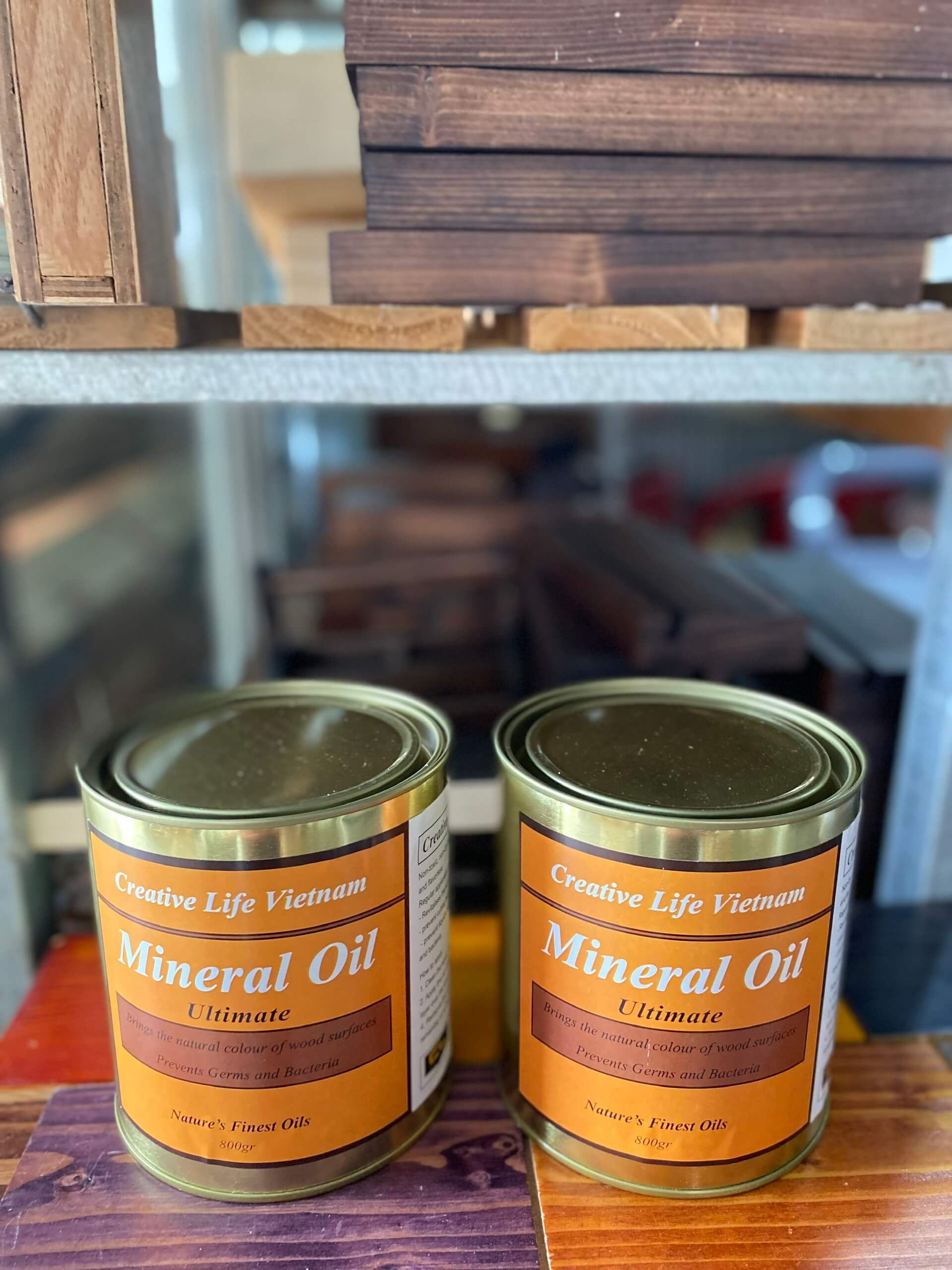 DẦU KHOÁNG LÓT BẢO VỆ GỖ, DẦU DƯỠNG GỖ MINERAL OIL, DẦU LAU GỖ - LUXI DECOR