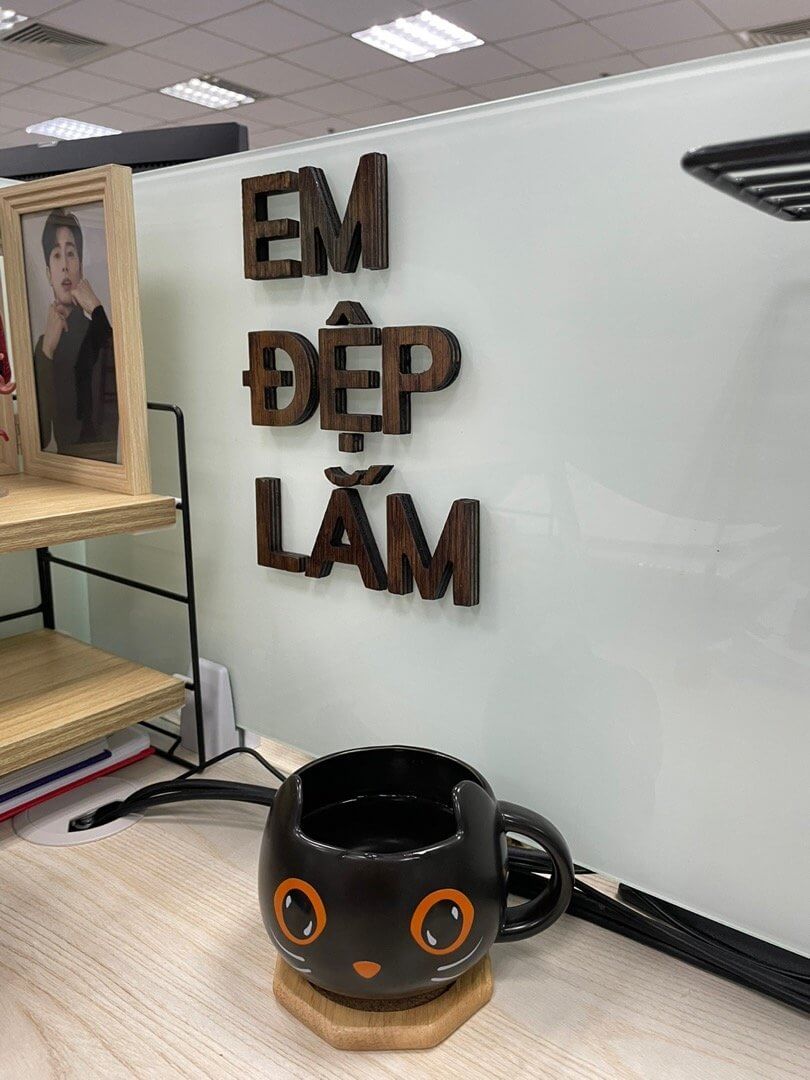 CHỮ CÁI, CHỮ GỖ TRANG TRÍ THEO YÊU CẦU NỘI DUNG (GIÁ 1 CHỮ) - LUXI DECOR