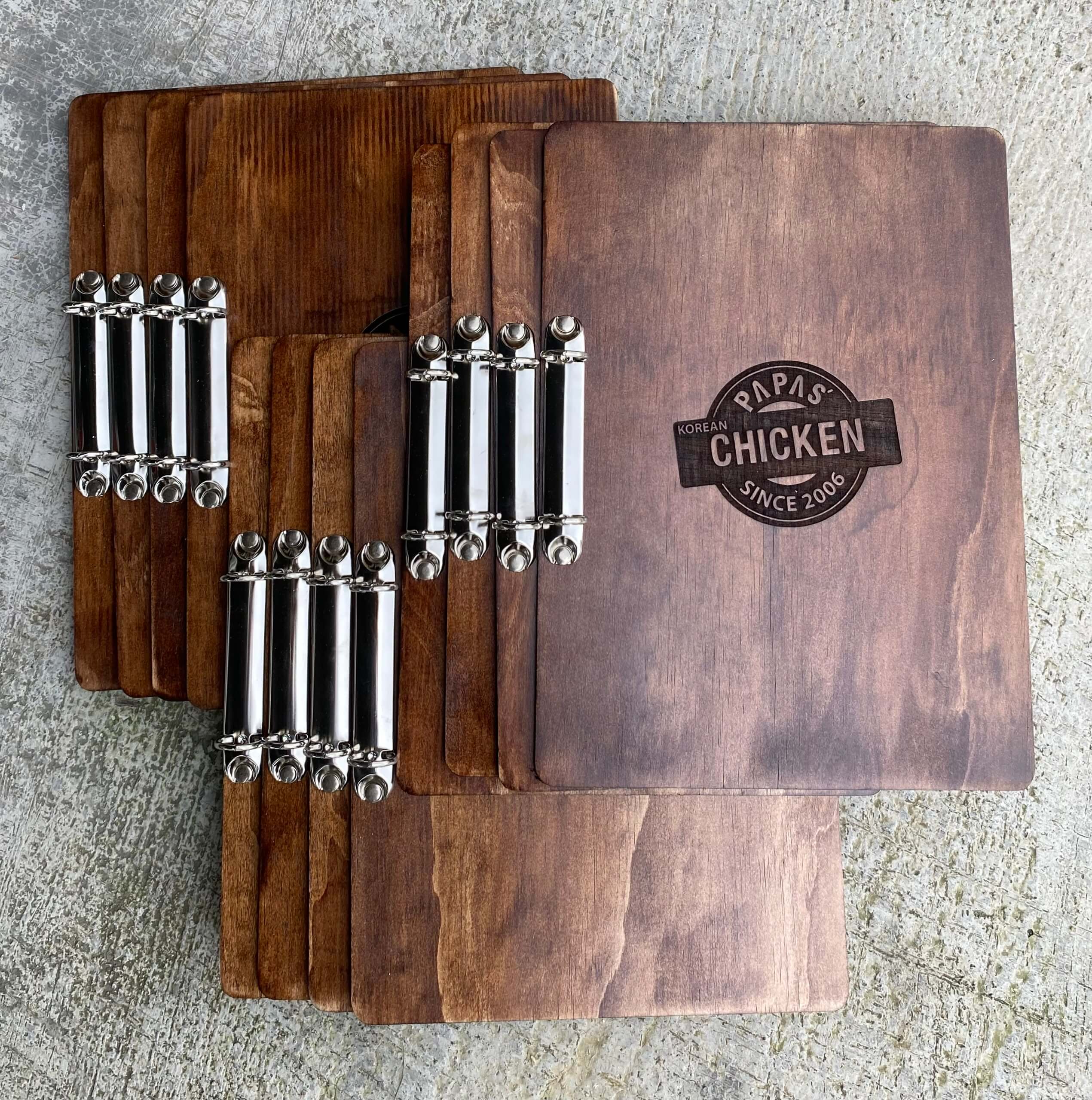 Menu Còng Kèm Đế - MENU NHÀ HÀNG, CAFE - LUXI DECOR