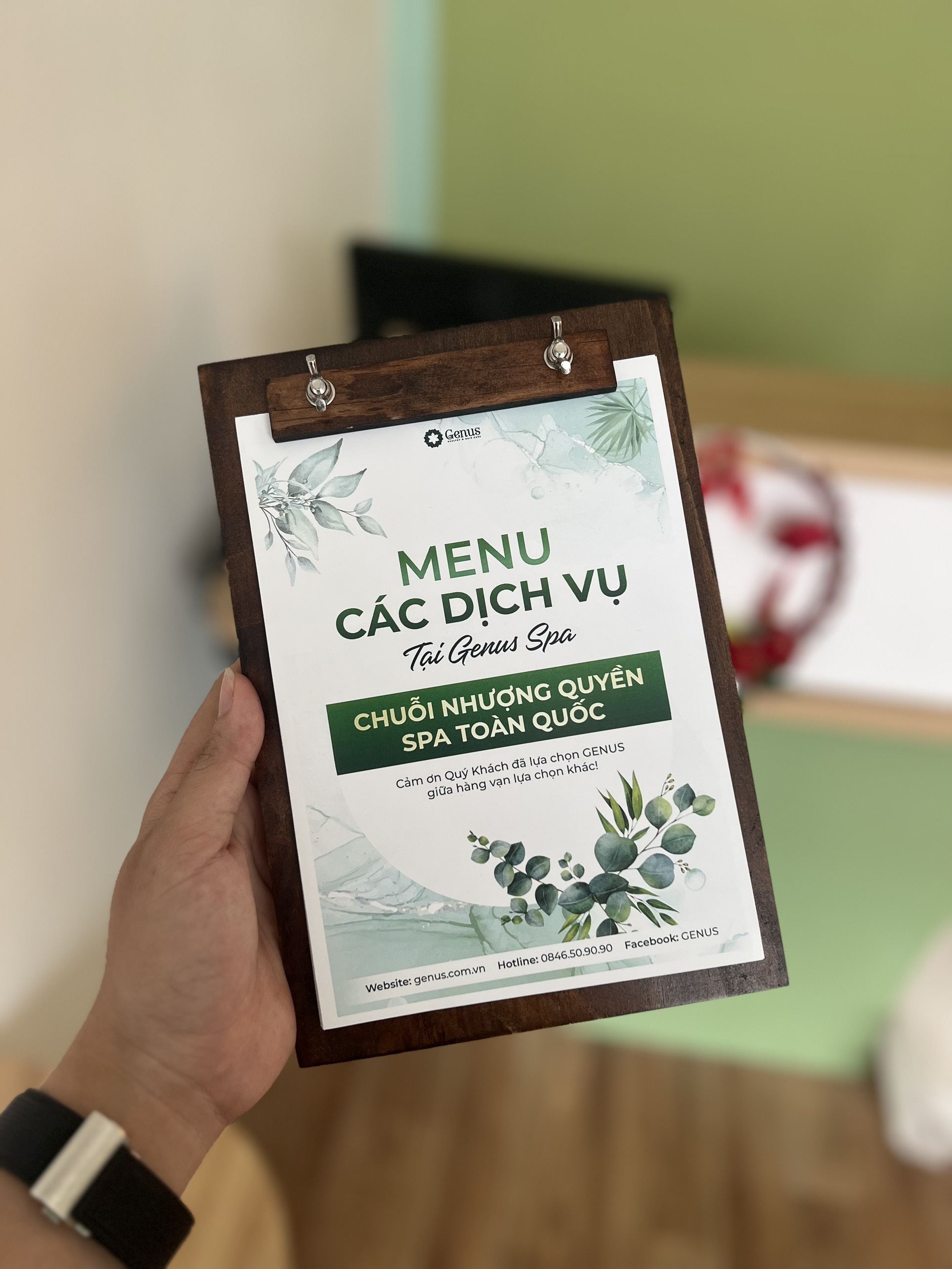 MENU GỖ VÍT ĐỒNG A4, A5 FREE KHẮC LOGO