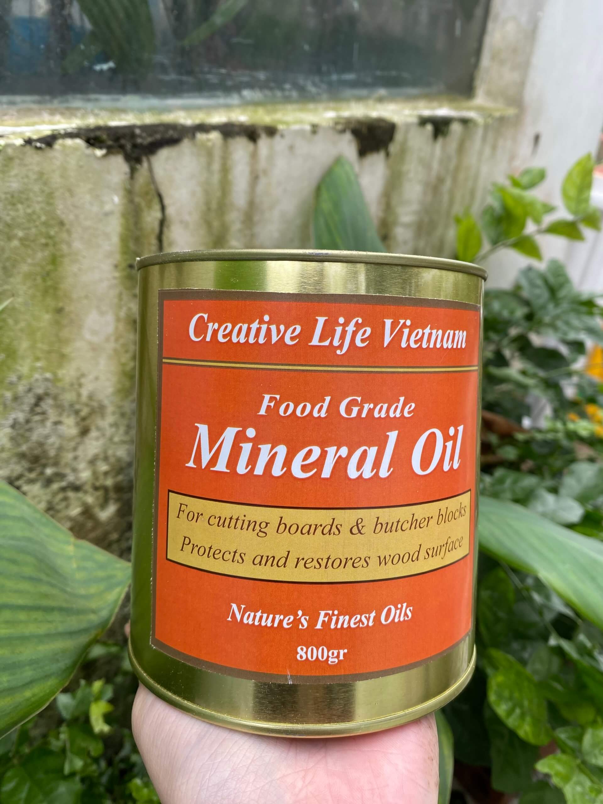 DẦU KHOÁNG THỰC PHẨM MINERAL OIL FOOD GRADE - DẦU LAU KHAY THỚT AN TOÀN CHO SỨC KHỎE - LUXI DECOR
