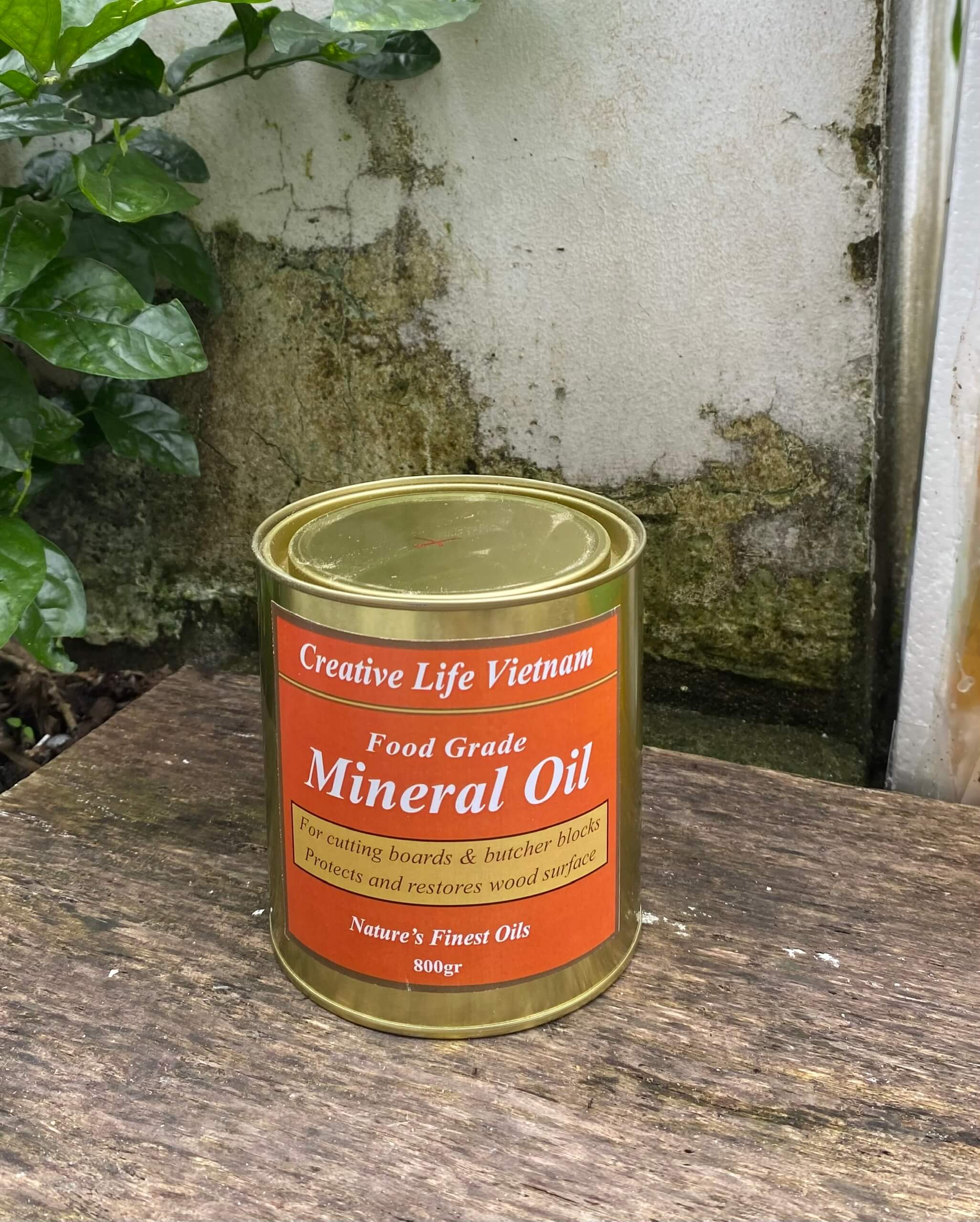 DẦU KHOÁNG THỰC PHẨM MINERAL OIL FOOD GRADE - DẦU LAU KHAY THỚT AN TOÀN CHO SỨC KHỎE - LUXI DECOR