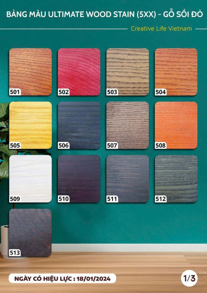 COMBO  BỘ SẢN PHẨM MINERAL OIL+ WOODSTAIN + WOOD FINISH + SÁP BEEWAX - LUXI DECOR