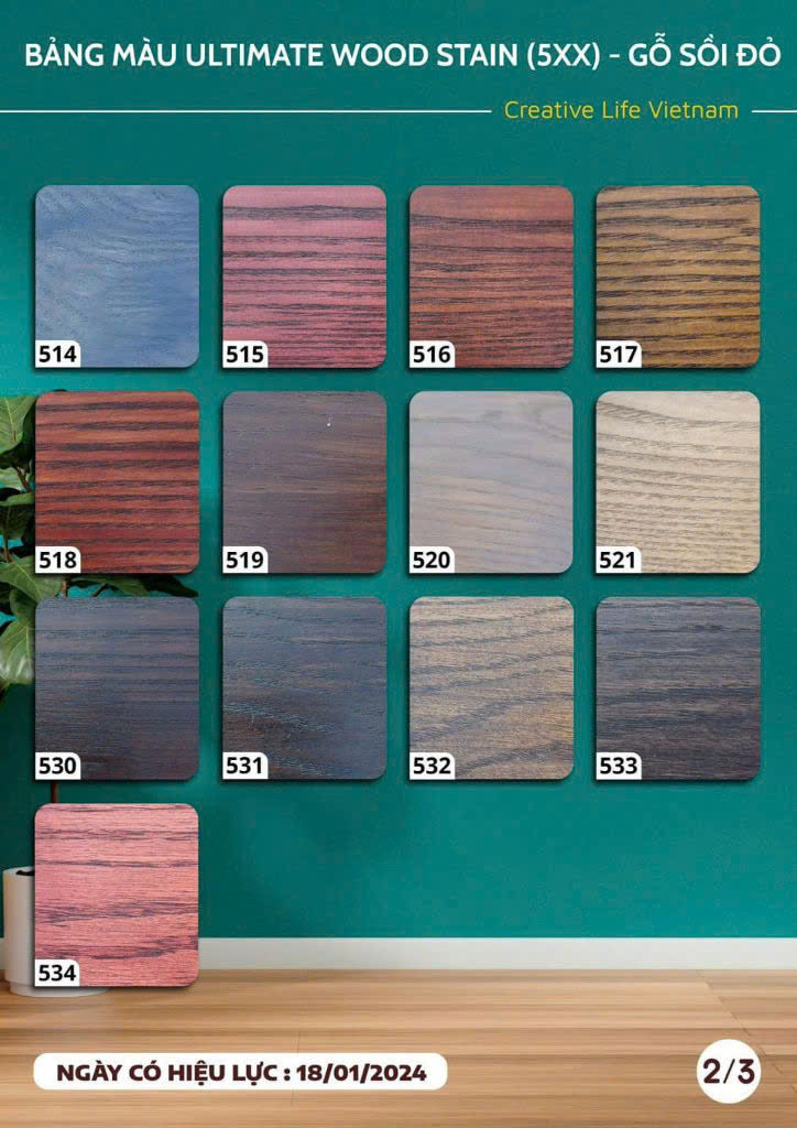 COMBO  BỘ SẢN PHẨM MINERAL OIL+ WOODSTAIN + WOOD FINISH + SÁP BEEWAX - LUXI DECOR