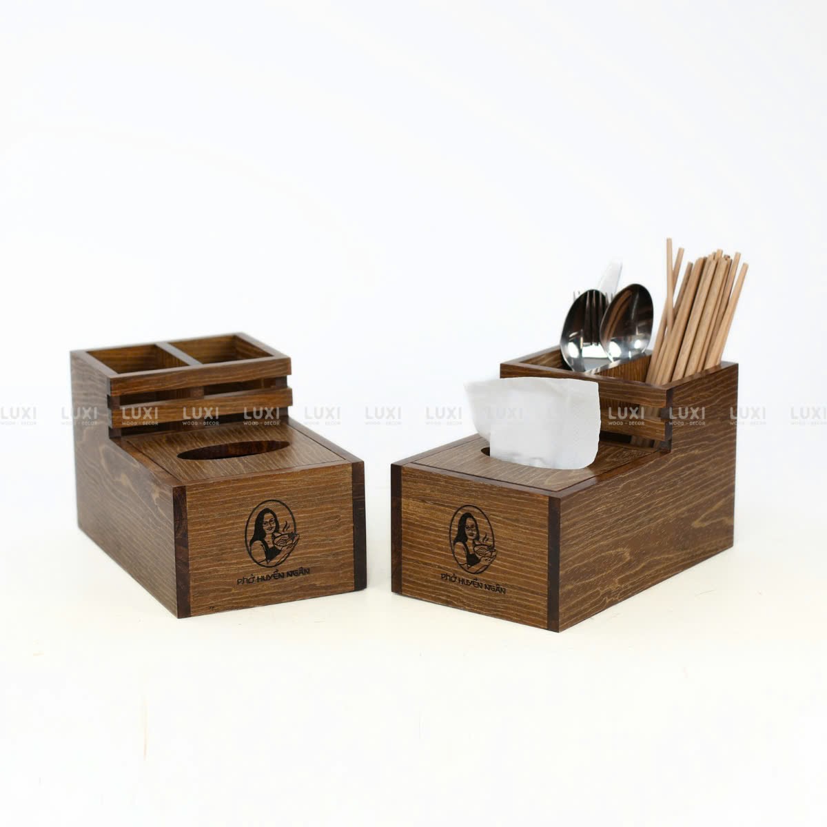 HỘP ĐỰNG ĐŨA ĐA NĂNG TÍCH HỢP HỘP GIẤY - LUXI DECOR