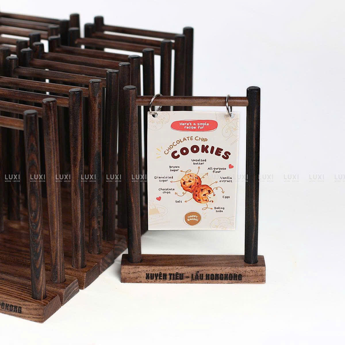 GIÁ TREO MENU - STANDEE SIZE A6/A5 DECOR CÀ PHÊ, NHÀ HÀNG - LUXI DECOR