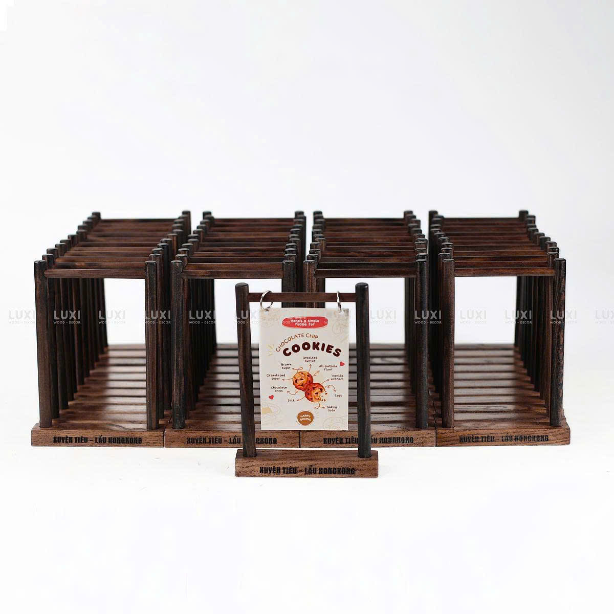 GIÁ TREO MENU - STANDEE SIZE A6/A5 DECOR CÀ PHÊ, NHÀ HÀNG - LUXI DECOR