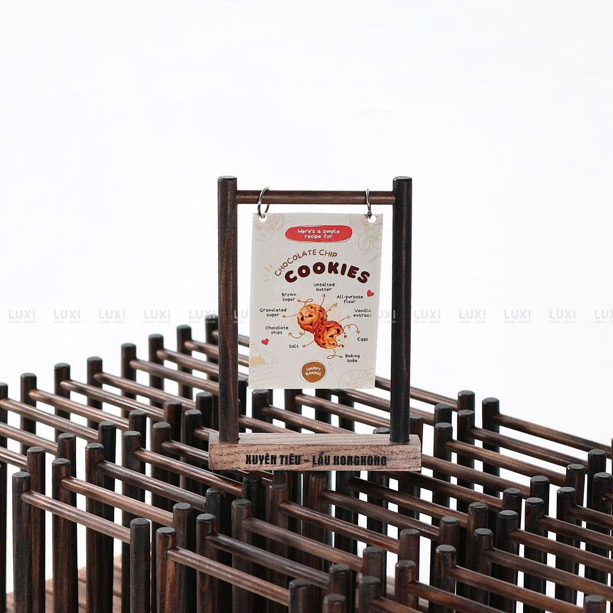 GIÁ TREO MENU - STANDEE SIZE A6/A5 DECOR CÀ PHÊ, NHÀ HÀNG - LUXI DECOR