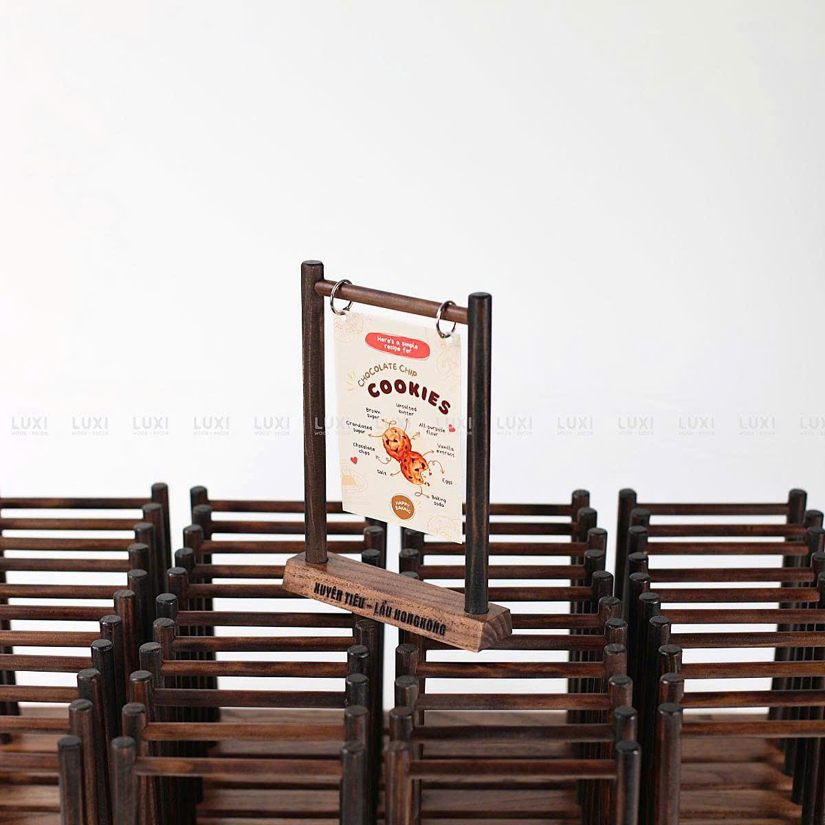 GIÁ TREO MENU - STANDEE SIZE A6/A5 DECOR CÀ PHÊ, NHÀ HÀNG - LUXI DECOR