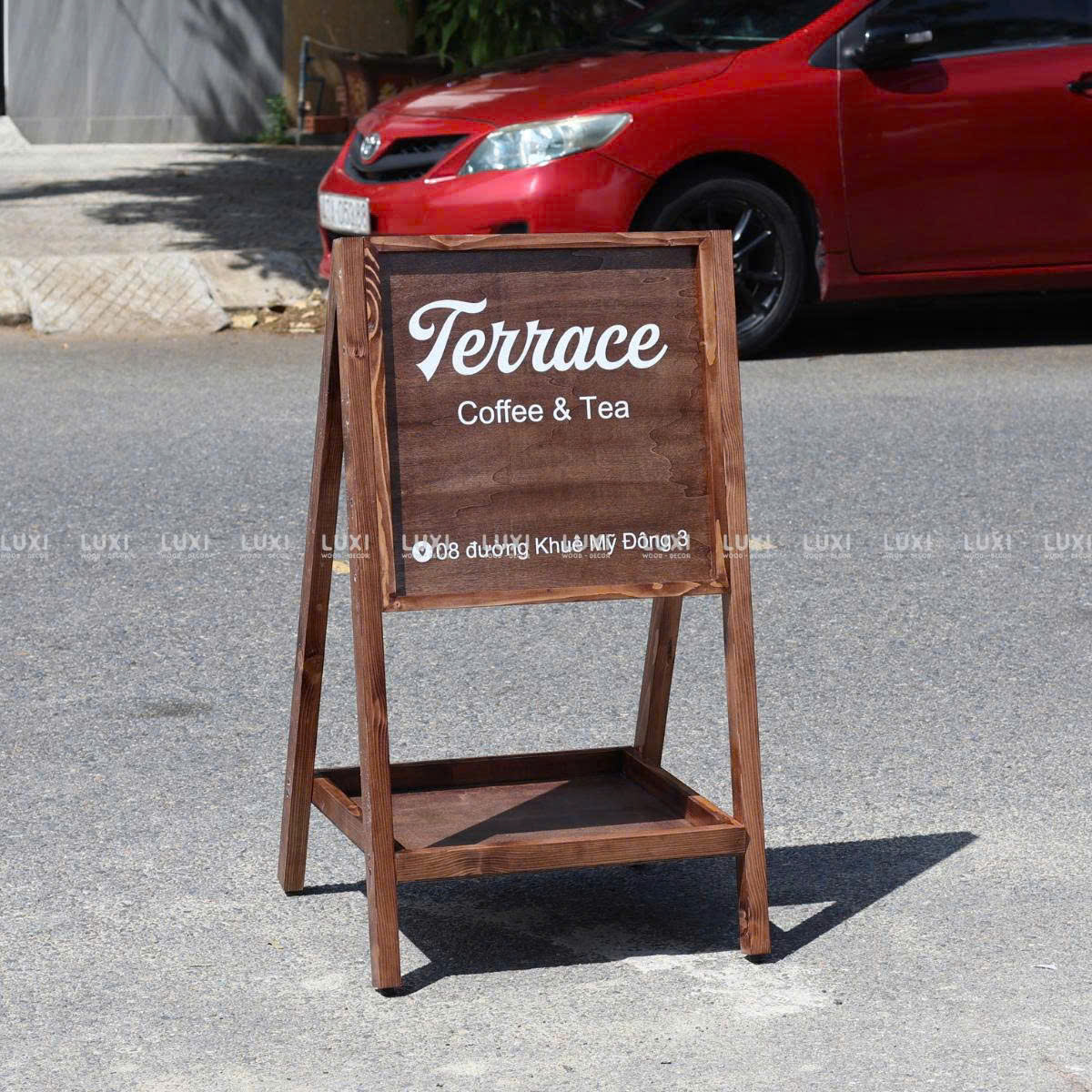 Standee Gỗ, Trang Trí Kệ Hoa - Luxi Decor