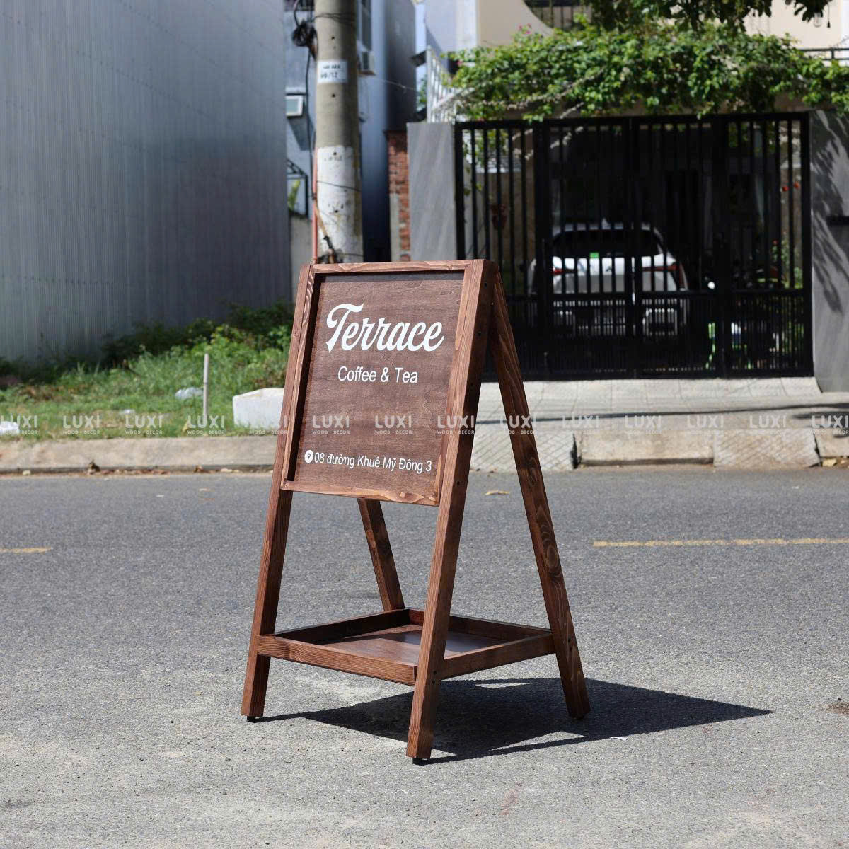 Standee Gỗ, Trang Trí Kệ Hoa - Luxi Decor