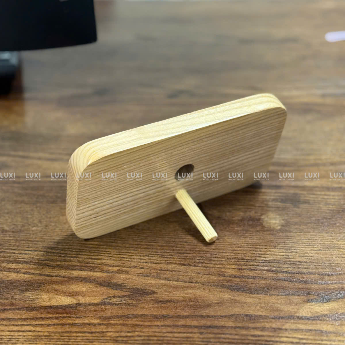 Bảng Gỗ Order Here, Bảng Trang Trí Tại Quầy, Inox 304 - Luxi Decor