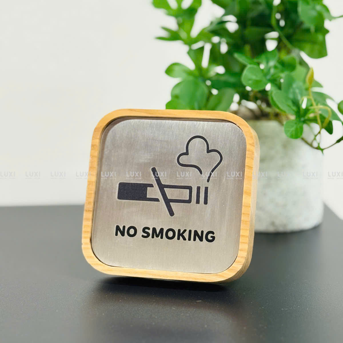 Bảng No Smoking - Bảng Để Quầy - Trang Trí - Luxi Decor